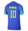 kit bambini 22 23 Brasile VINI JR. Maglia da calcio 2022 Brasile CASEMIRO NEYMAR JR Nazionale G.JESUS P.COUTINHO Maglia Away L.PAQUETA T.SILVA PELE MARCELO Divisa da calcio