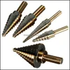 Bohrbits 5pcs/Set HSS Cobalt Mtiple Loch 50 Gr￶￟en Stufe Drill Bit Set KOMMER