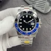 Perfect Batman 116710 Eta 3186 Movement Mens Watch Gapphire Glass Mechanical Watch Watch Ceramic Imp
