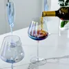 Bicchieri da vino Europa Coppa in cristallo Creativo colorato calice da sposa Brandy Coppe da champagne Accessori per la decorazione della casa