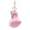 Flamingo Keychain med bollparti Favor Polyester Alloy Daily White / Pink Bean Paste 1223004