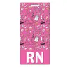 20 Pcs / Lot Fashion Accessories Medical Design Vertical Name Tag PVC Material Name Badges RN CNA LPN Badge Buddy For Nurse Gift