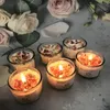 キャンドル ロマンチックな天然バラの花びらの香りのキャンドル 30 グラム大豆ワックス家の装飾用ストレスリリーフバスギフトクリスマスパーティー誕生日 220831