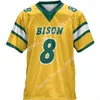 American College Football Wear American College Football Wear 2022 NCAA NDSU North Dakota State Bison Stitched Football Jersey 48 Mike Florentine 41 Kaedin Steindo