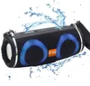 Przenośne głośniki Bluetooth głośnik Bluetooth Wysoka moc przenośna bezprzewodowe głośniki LED LED LED Subofer Waterproof Waterproof Waterproof odtwarzacz Soundbox T220831