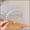 Opaski na głowę Nowa moda biżuteria do włosów ślubna Vintage Pearl Headband for Women Girl