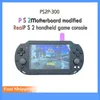 PSPGO PSP GAMEPAD 핸들을위한 흑백 원본 사용 전문 보수 공사 게임 콘솔