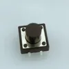 Interruptor 30 unids/lote 6 tamaños 12x12x4,3/6/6,5/8/9/10mm 4PIN G153 botón táctil Micro auto-reinicio DIP superior de cobre