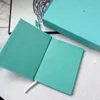 Niebieskie notatniki projektantów z podpisaniem pióra Zestaw Notebook Workbook Prezenty świąteczne dla nauczycieli i uczniów R-HD011