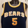 Custom NCAA College California Golden Bears Basketball zszyta koszulka Aylen Brown Jason Kidd Matt Bradley Paris Austin Kareem