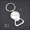 Anahtarlıklar 10 PC/Lot Bira Şişesi Açıcı Anahtarlık için DIY 25mm Cam Cabochon Keytings Alaşım Gravable Mutfak Araçları Erkekler GIF LULUBABY DHZXI