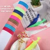 100Pcs Elastic Hair Ties Ribbon No Crease Ponytail Holders Rubber Bands Jewelry for Girl and Women, Yoga Twist Hair Bands Hand Knotted Fold Over Solid Colors