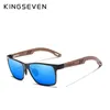 Sonnenbrille KINGSEVEN 2019 Neue Design Aluminium Handgemachte Walnuss Holz Sonnenbrille Männer Polarisierte Brillen Zubehör Sonnenbrille Für Frauen T220831