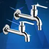 Grifos de lavabo de baño G1/2 Lavadora de aleación de zinc Grifo frío individual Montaje en pared Alargar Balcón Fregona Grifo de piscina Boquilla de agua a prueba de salpicaduras