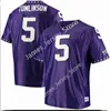 American College Football Wear College NCAA Custom TCU Rogaty żaby zszyta koszulka piłkarska 16 Sam Jackson 16 d'Arco Perkins-Mcallister 44 Colt Ellison 0 Tymon MIT