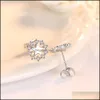 Charm Exaggerated Fashion Star Earrings Personality Simple Five-Pointed Neba Zircon Earring Beautif Drop Delivery 2021 Jewelr Yydhhome Dhf9S