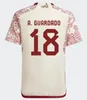 2022 Versione giocatore dei fan della maglia del calcio del Messico H. Losano Chicharito G dos Santos 23 23 Shirt da calcio uomini per bambini set completo uniforme