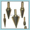 Bohrbits 5pcs/Set HSS Cobalt Mtiple Loch 50 Gr￶￟en Stufe Drill Bit Set KOMMER