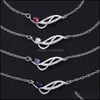 Anklets Foot Jewelry Sier Plated Anklets Body Charms Leg Bracelet Korean Anklet Drop Delivery 2021 Vipjewel Dhthq