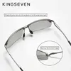 Lunettes de soleil KINGSEVEN 2021 Sunglaases hommes lunettes de soleil polarisées photochromiques cadre en aluminium UV400 lunettes de soleil lunettes pour homme lunettes de conduite T220831