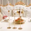 Bougeoirs 3 pièces ensemble Style chinois en métal Simple doré décoration de mariage Bar fête salon maison bâton 220830