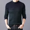 Maglioni da uomo Maglione Autunno Inverno Girocollo Maniche lunghe Pullover elasticizzato tinta unita Piantine Adatto per uomini alla moda C Large 220830