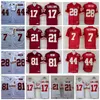 Vintage 7 Joe Theismann 44 John Riggins Football Jerseys Mens 28 Darrell Green 81 Art Monk 21 Sean Taylor 17 Doug Williams Stitched Jersey