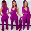 Women's Two Piece Pants 2022 Loungewear Ribbed 3 Set Women Fall Clothing Solid Color Boutique Fashion Cardigans Crop Tops