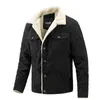 Chaquetas de pana para hombre, Otoño Invierno 2022, forro polar más grueso, cálido, ajustado, de alta calidad, informal, XXl L220830