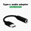 Typ-C USB-C MANA till 3,5 mm h￶rlurkablar Adapter AUX Audio Female Jack USB Cable Type C f￶r Samsung S22 Ultra S21 Fe S20 S10 Obs 10 20 Plus med detaljhandelspaket
