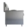 معدات آلة المطبخ التجارية عالية الطاقة الكهرومغناطيسية المزدوجة مزدوجة درجة الحرارة تخصيص الشركة المصنعة