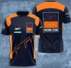 Nova camisa de manga curta da equipe de corrida de F1 com o mesmo costume