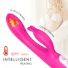 Articoli di bellezza Vibratore del dildo per le donne Riscaldamento Potente stimolatore del punto G del clitoride del coniglio Prodotto per coppie di giocattoli sexy per adulti