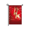 Christmas flag and blessing Postcard series Garden Flags double printing Santa Claus hanging picture without flag SN4114