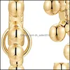 Hoop Huggie Hoop örhängen Tiny Drop Ball Alloy Gold Sliver Earring Girls Temperament Jewelry Gift 3 5HX Q2 Leverans 2021 DHSeller2010 DHICB