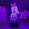 Nachtlichter, LED-Licht, Anime Fate Tamamo No Mae, für Kinder, Schlafzimmer, Dekoration, Nachtlicht, Kind, Geburtstagsgeschenk, Raumdekoration, 3D-Lampe, Manga