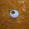 Pendant Necklaces 12pcs Onyx Opalite Necklace Natural Stone Energy Pendulum Fine Jewelery Making Pendants For Women Men Healthy Amulet