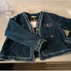 Kvinnors jackor lapptäcke denimrock kvinnor kort vår denim cardigan löst avslappnade toppar lång plus storlek blå jean jackor överdimensionerade jacka kvinnor t220905