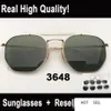 نظارة شمسية 2019 New Convalials Model 3648 Men Women نظارة شمسية des Lunettes de Soleil Quality Case Vpackages Accessories VE323W