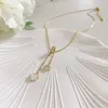 チェーンハート型ネックレス女性奇妙なものインススタイルローカリゼーションデザインライト豪華な気質鎖骨チェーンアクセサリー