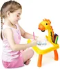 Learning Toys Intelligent Drawing Projector table Trace with Light and Music Educational Smart Sketcher Machine8840048