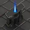 Galiner Luxury Cigar Lighter Professional Butane Gas Torch Lighters Cigartillbehör Travel Blue Flame Jet Fire Starter