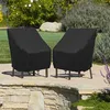 Housses de chaise imperméables pour l'extérieur, meubles de jardin, Protection contre la pluie, le canapé, la poussière, rangement en tissu Oxford