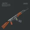 O Ak47 Automatic Rifle Gun Blocks Series Militares Moc AK 47 Modelo WW2 Education Gun Toys Presentes de Natal