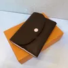 New Rosalie Coin Purse Mini Pochette Designer Womens Compact Wallet Key Coin Card Case Accessoires Emilie Sarah Victorine W295B