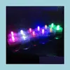 Andra festliga festleveranser Jul Flash Decorations Festliga förnödenheter LED Elektroniskt ljus Colorf Heart-Shaped CA Homeindustrury DHCXP