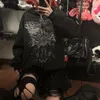 Sweats à capuche pour femmes Sweats 90s Esthétique Papillon Zip Up Sweats Surdimensionnés Harajuku Manches Longues Goth Hoodies Y2K Automne Grunge Punk Manteau Vêtements Rétro 220831