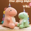 Giocattoli per bambini Animali di peluche peluche Simpatico piccolo dinosauro con cuscino Regalo di compleanno di Uniceratops