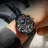 Montres-bracelets 2022 Montres pour l'homme ultra mince quartz mensonge de personnalité Men de personnalité imperméable Multifonction Watch Mâle Relojes