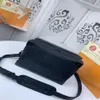 أعلى جودة عالية العلامة التجارية للرجال Mailman Pag Designer Men's Leather Mailman Bag337e